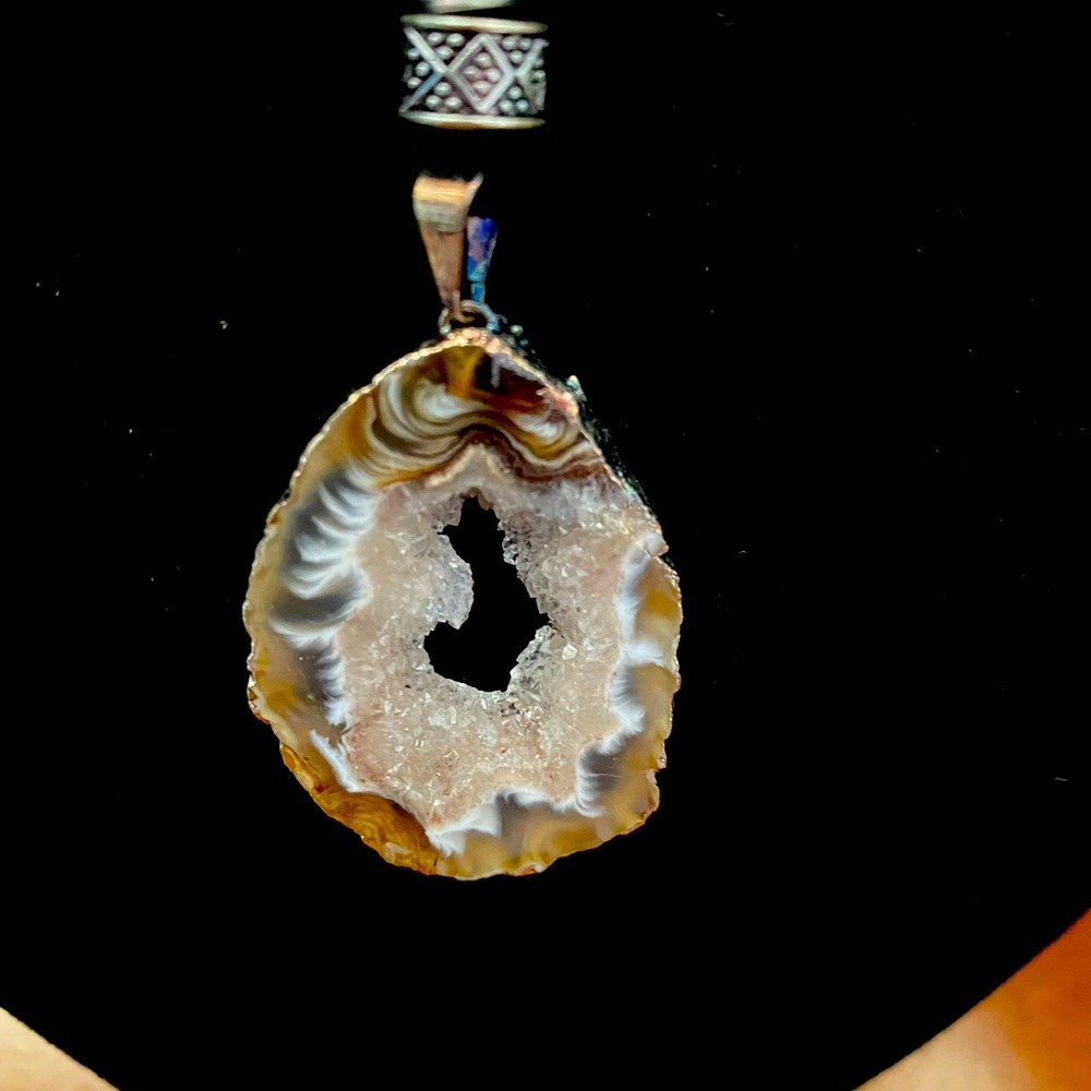 Lariat Druzy Necklace